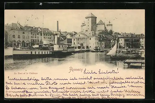 AK Annecy, Le Port et le Château