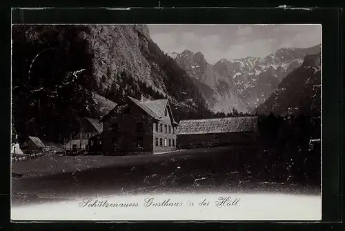 AK Weichselboden, Gasthaus in der Höll