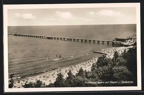 AK Sellin auf Rügen, Seebrücke