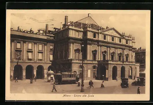 AK Milano, Teatro alla Scala, Strassenbahn