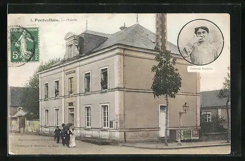 AK Pontvallain, Mairie, Costume Sarthois