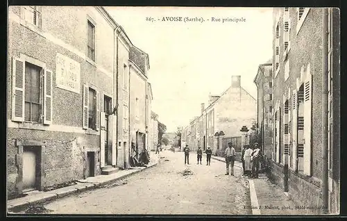 AK Avoise, Rue principale