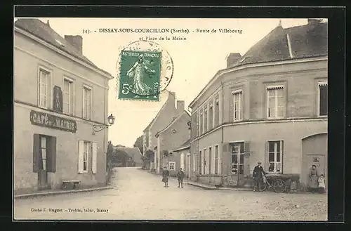 AK Dissay-sous-Courcillon, Route de Villebourg