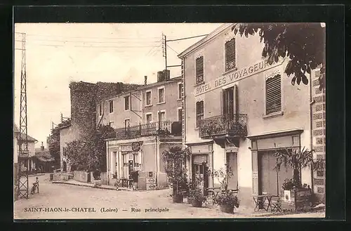 AK Saint-Haon-le-Chatel, Rue Principale