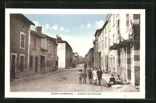 AK Sury-le-Comtal, Grande Rue Franche