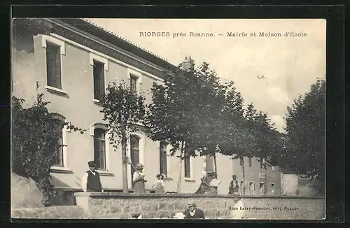 AK Riorges, Mairie et Maison d'École