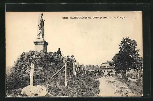 AK Saint-Régis-du-Coin, La Vierge