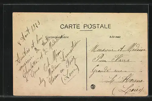 AK Usson-en-Forez, Route de St-Pal