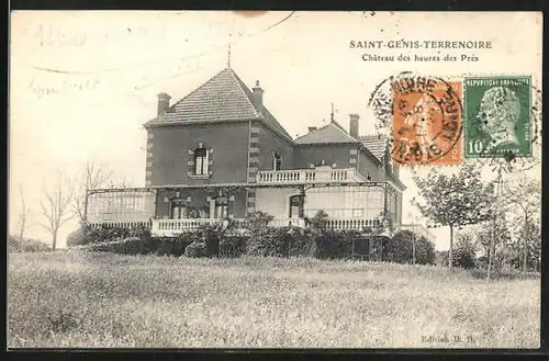 AK Saint-Genis-Terrenoire, Chateau des heures des Près