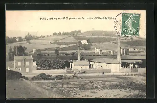 AK Saint-Julien-en-Jarret, Les Usines Bonthèon-Dubreuil