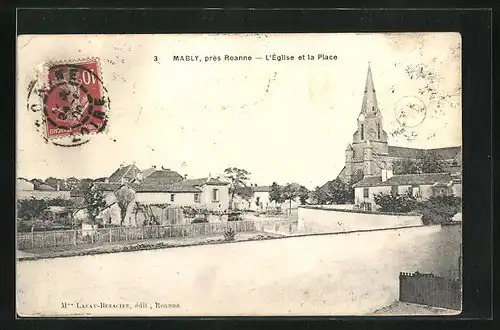 AK Mably, L`Èglise et la Place