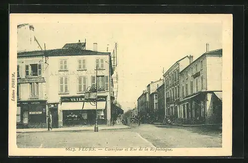 AK Feurs, Carrefour et Rue de la Rèpublique