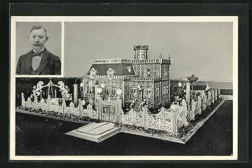 AK Modellbau, Cyarl Goerecke mit seiner Villa bei Burg