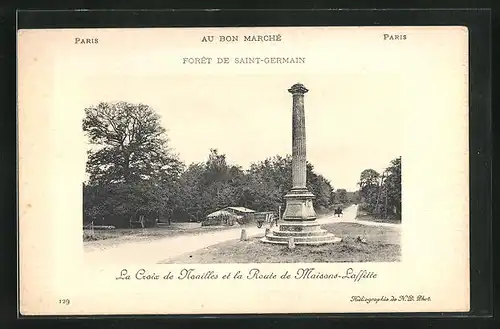 AK Saint-Germain, La Croix de Noailles et la Route de Maisons-Laffitte