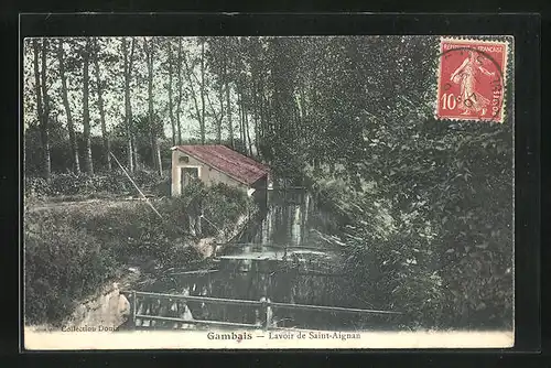 AK Gambais, Lavoir de Saint-Aignan