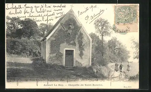 AK Auteuil-le-Roi, Chapelle de Saint-Sanctin