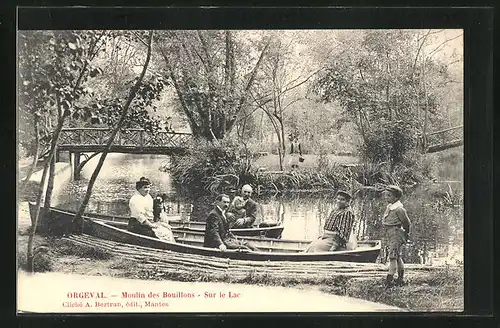 AK Orgeval, Moulin des Bouillons - Sur le Lac