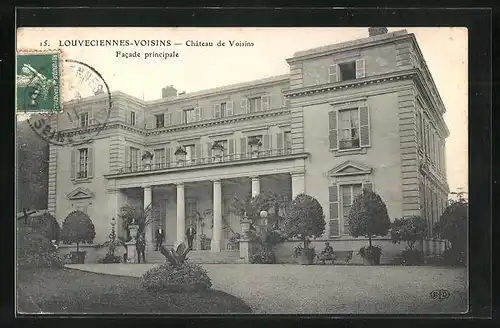 AK Louveciennes, Chateau de Voisins - Facade principale