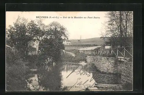 AK Beynes, Guè de la Mauldre au Pont Barra