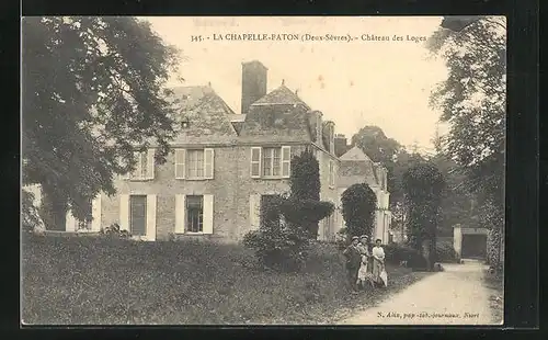 AK La Chapelle-Baton, Chateau des Loges