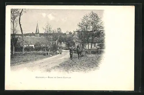 AK Courgent, Èglise de Sainte-Clotilde