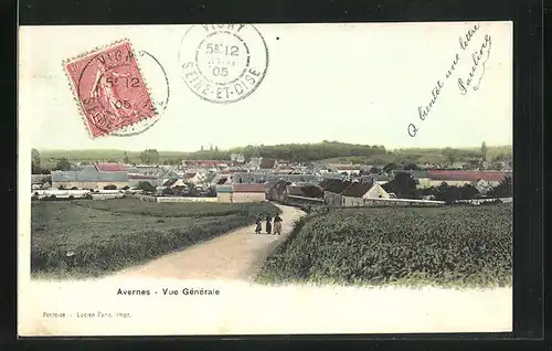 AK Avernes, Vue générale