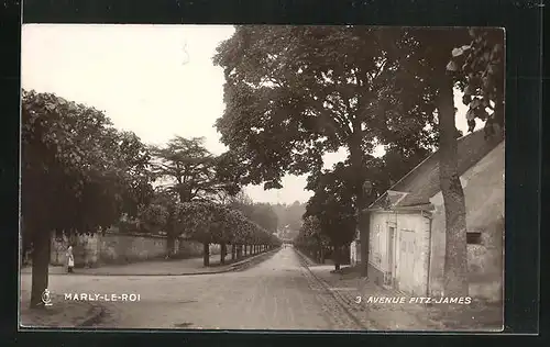 AK Marly-le-Roi, Avenue Fitz-James