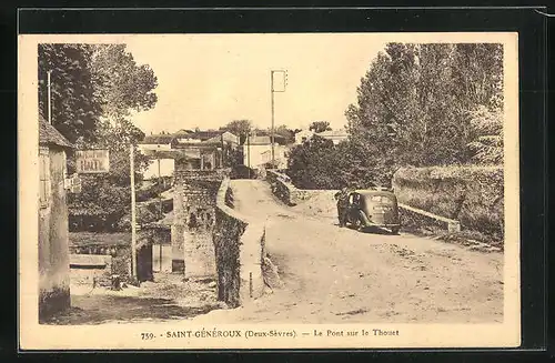 AK Saint-Généroux, Le Pont sur le Thouet