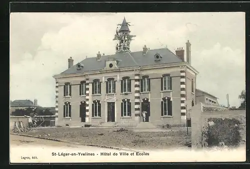 AK St-Léger-en-Yvelines, Hôtel de Ville et Ecoles