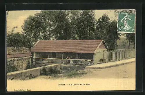 AK Limetz, Le Lavoir et le Pont