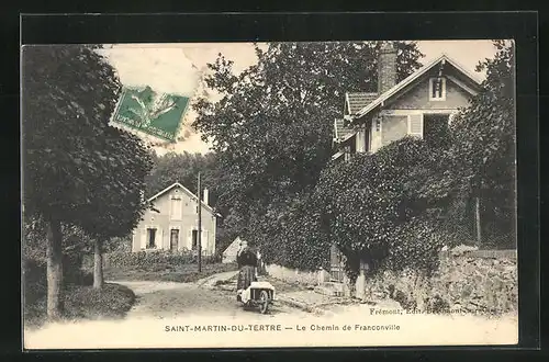 AK Saint-Martin-Du-Tertre, Le Chemin de Franconville