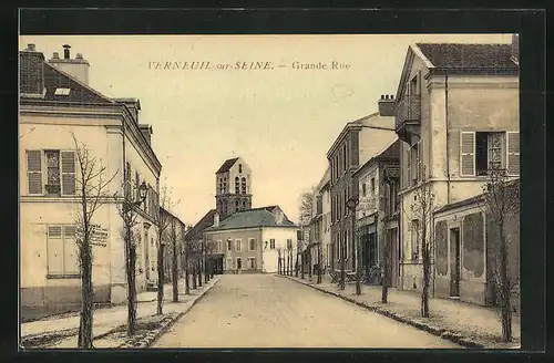 AK Verneuil-sur-Seine, Grande Rue