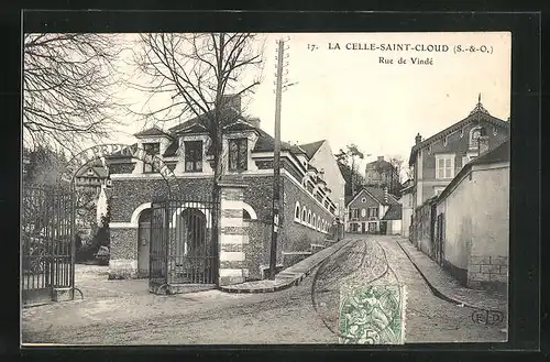 AK La Celle-Sait-Cloud, Rue de Vinde