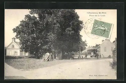 AK Fontenay-St-Pere, Place de la Croix