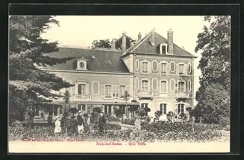 AK Scey-sur-Saone, Une Villa