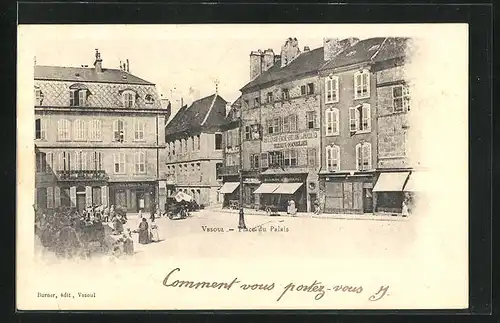 AK Vesoul, Place du Palais