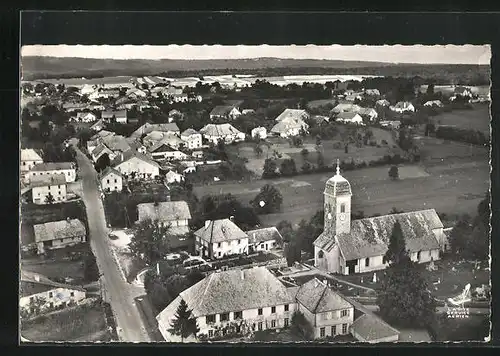 AK Ètalans, Vue gènèrale, Ortsansicht aus der Vogelschau