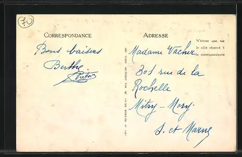 AK Vesoul, Vue sur Notre-Dame de la Motte