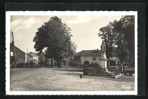 AK Combeaufontaine, Place de la Vierge