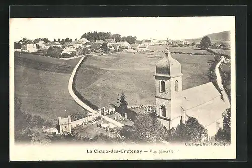 AK La Chaux-des-Crotenay, Vue générale