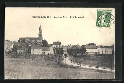 AK Noroy-le-Bourg, Entrée de Noroy, Côté de Vesoul