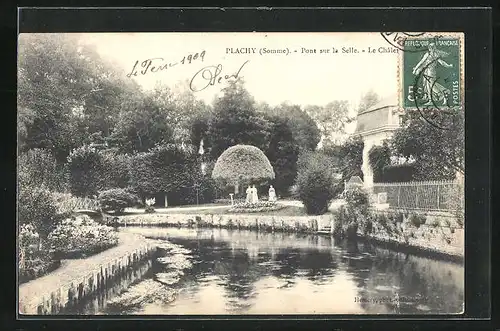 AK Plachy. Pont sur le Selle - Le Châlet