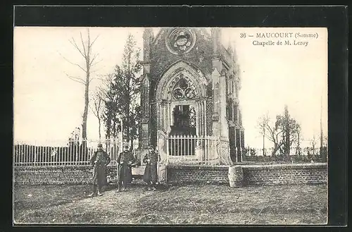 AK Maucourt, Chapelle de M. Leroy