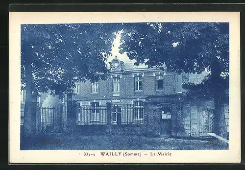 AK Wailly, La Mairie