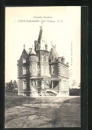 AK Contalmaison, Le Château, Schloss