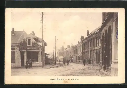 AK Rosières, Grand` Rue