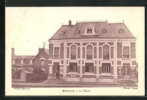 AK Miraumont, La Mairie