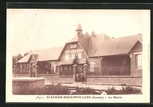 AK Plessier-Rozainvillers, La Mairie