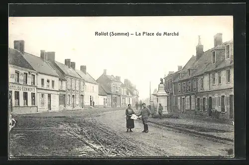 AK Rollot, La Place du Marché