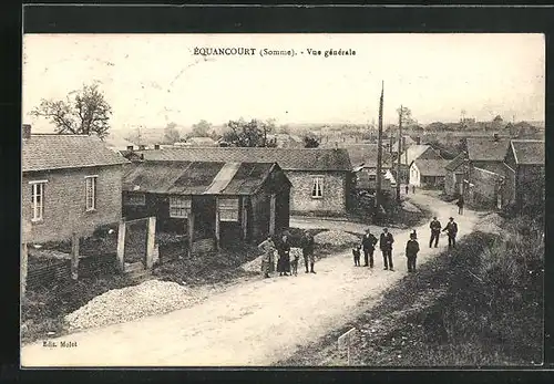 AK Équancourt, Vue générale